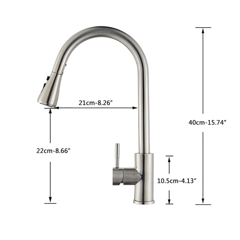 Classic Chef Gourmet Pull-Down Kitchen Faucet
