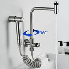 Gourmet Kitchen Faucet with Crossver Pull-Down Hand Spray