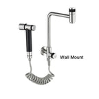 Gourmet Kitchen Faucet with Crossver Pull-Down Hand Spray