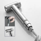 Gourmet Kitchen Faucet with Crossver Pull-Down Hand Spray