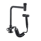 Gourmet Kitchen Faucet with Crossver Pull-Down Hand Spray
