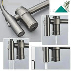 Gourmet Faucet with Filter, Single Lever, Countertop, Eirelez Platinum