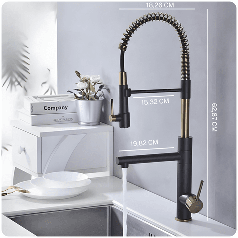 Gourmet Kitchen Faucet Single-Handle with Filter Outlet Premium Luxury 360° - Kube