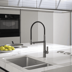 Proton 3-in-1 Dual-Spout Premium Luxury Kitchen Faucet with Integrated Water Filter and Single-Handle Control