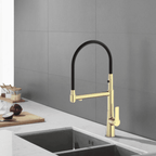Proton 3-in-1 Dual-Spout Premium Luxury Kitchen Faucet with Integrated Water Filter and Single-Handle Control