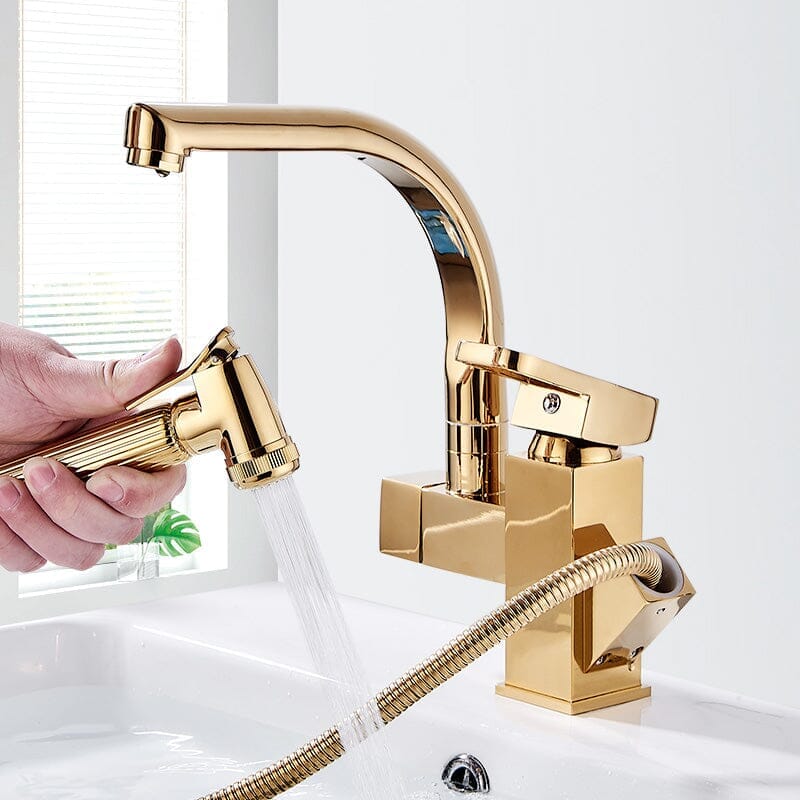 Gourmet Kitchen Faucet Single-Handle Pull-Out SevenPrier