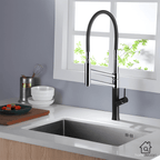 Gourmet Kitchen Faucet Single-Handle Premium Luxury Dual-Function Pull-Out - Rower
