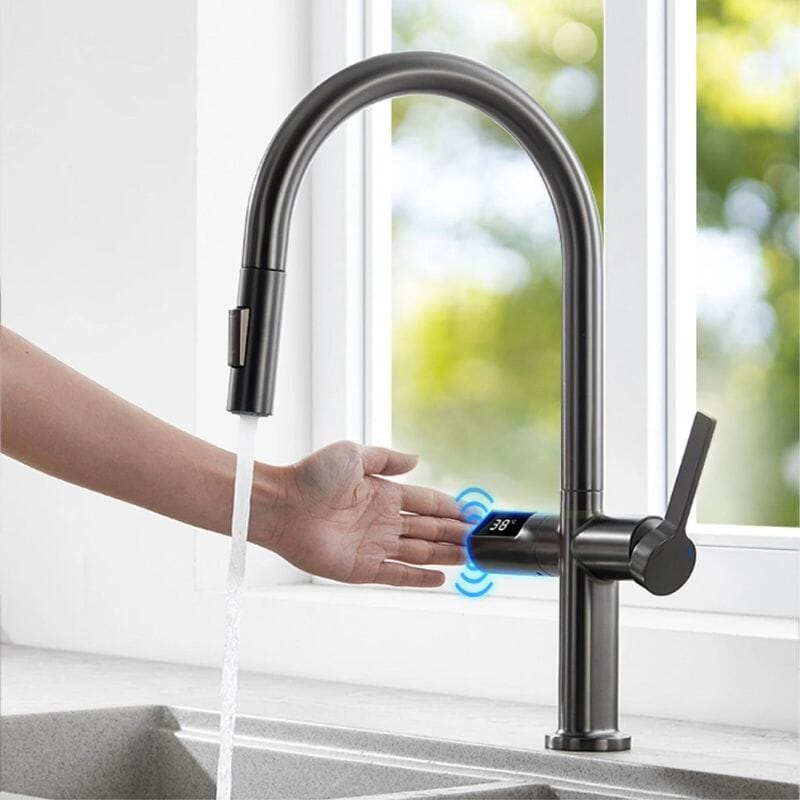 Bloues Digital Gourmet Kitchen Faucet with Sensor