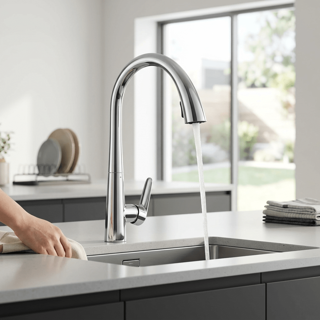 Gourmet Kitchen Faucet Single-Handle Pull-Out Fach