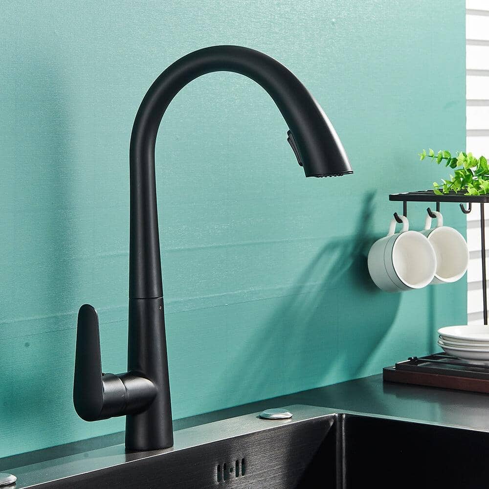 Gourmet Kitchen Faucet Single-Handle Pull-Out Fach