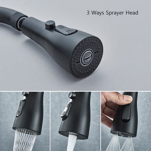Gourmet Kitchen Faucet 360° Pull-Out Waterfall Spray - Rumble
