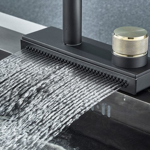 Gourmet Kitchen Faucet 360° Pull-Out Waterfall Spray - Rumble