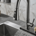 Gourmet Kitchen Faucet 360° Pull-Out Waterfall Spray - Rumble