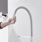 Eirez Single-Handle Gourmet Kitchen Mixer Faucet - Chrome