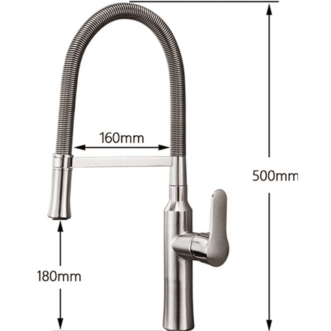 Eirez Single-Handle Gourmet Kitchen Mixer Faucet - Chrome