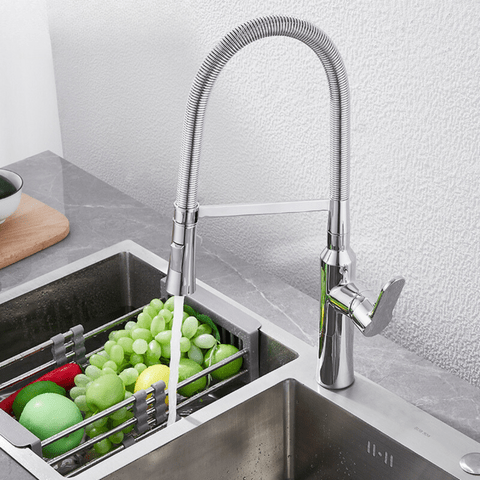 Eirez Single-Handle Gourmet Kitchen Mixer Faucet - Chrome