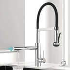 Gourmet Kitchen Faucet Single-Handle with Dual Spout - Neil