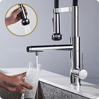 Gourmet Kitchen Faucet Single-Handle with Dual Spout - Neil