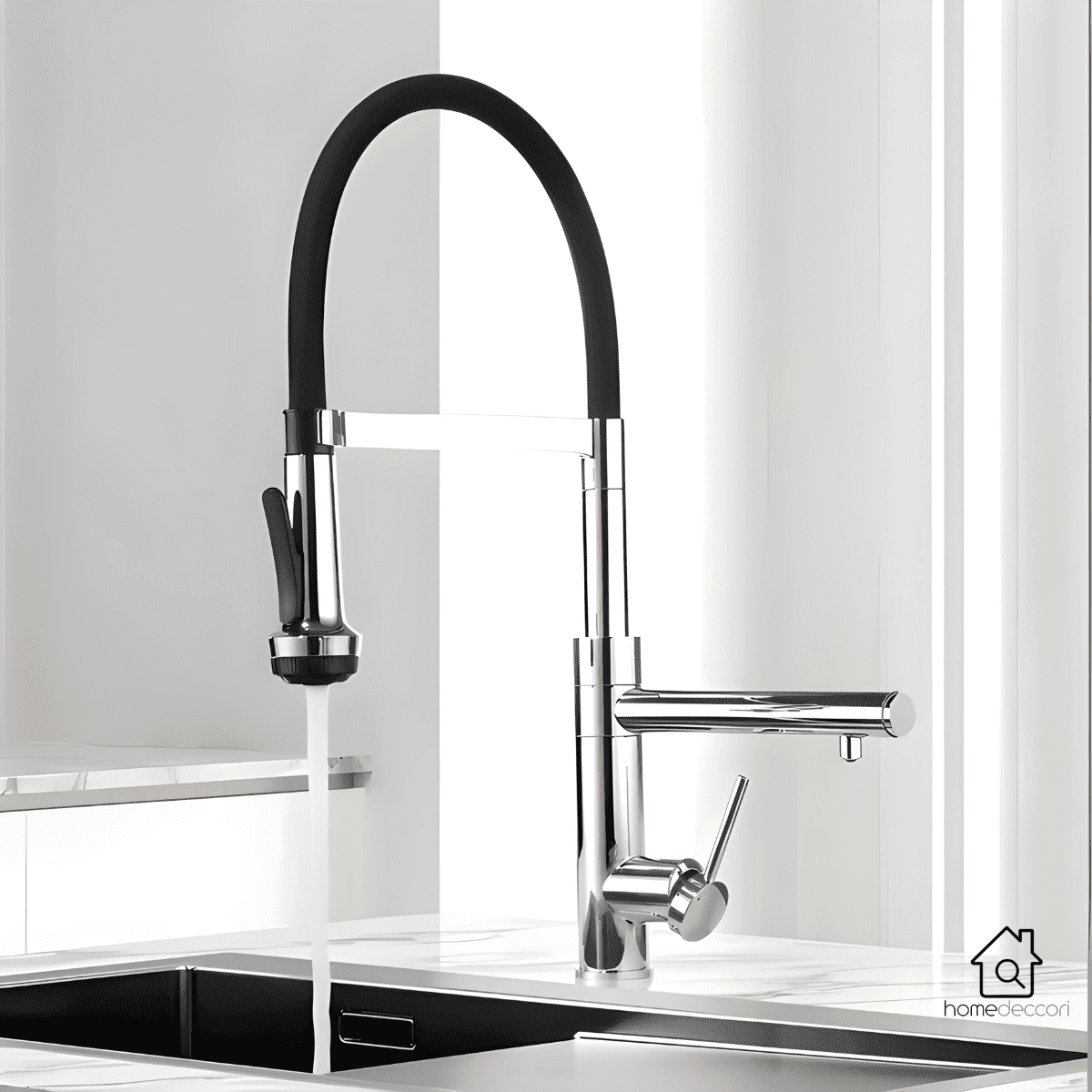 Gourmet Kitchen Faucet Single-Handle with Dual Spout - Neil