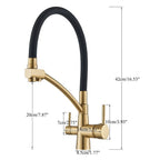 Grutta Single-Handle Gourmet Faucet with Filter Outlet