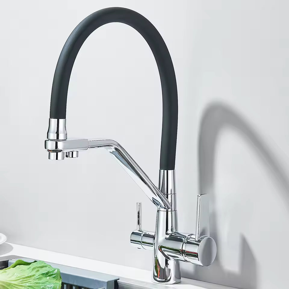 Grutta Single-Handle Gourmet Faucet with Filter Outlet