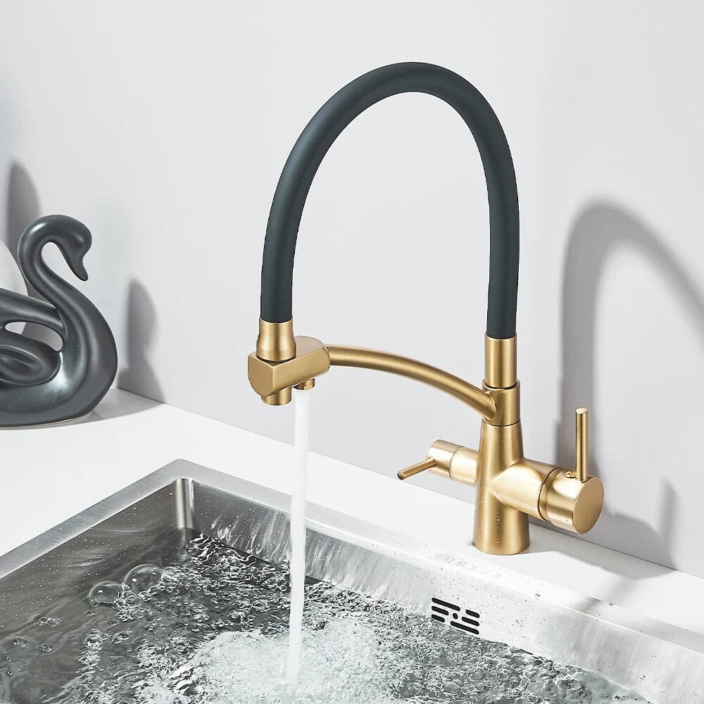 Grutta Single-Handle Gourmet Faucet with Filter Outlet