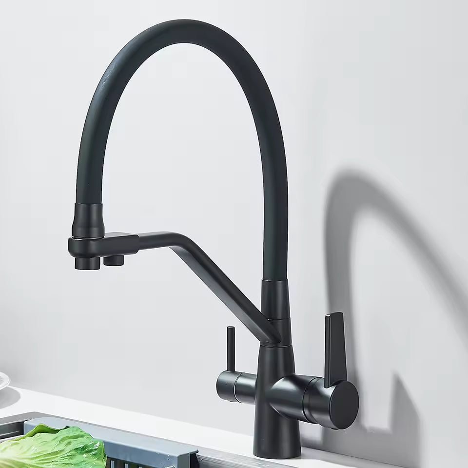 Grutta Single-Handle Gourmet Faucet with Filter Outlet