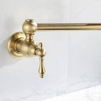 Gourmet Kitchen Faucet with High Spout, Single-Handle and 360° Swivel Track