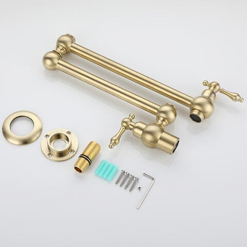 Gourmet Kitchen Faucet with High Spout, Single-Handle and 360° Swivel Track