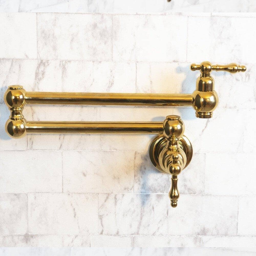 Gourmet Kitchen Faucet with High Spout, Single-Handle and 360° Swivel Track