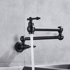 Gourmet Kitchen Faucet with High Spout, Single-Handle and 360° Swivel Track