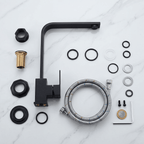 Gourmet Kitchen Faucet High Spout Single-Handle Crane Track 360°