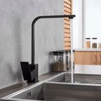 Gourmet Kitchen Faucet High Spout Single-Handle Crane Track 360°