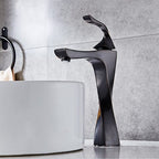 Cortex Luxury Matte Black Single-Handle Bathroom Faucet