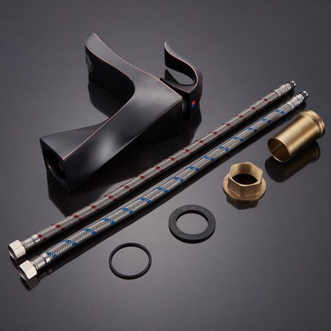 Cortex Luxury Matte Black Single-Handle Bathroom Faucet