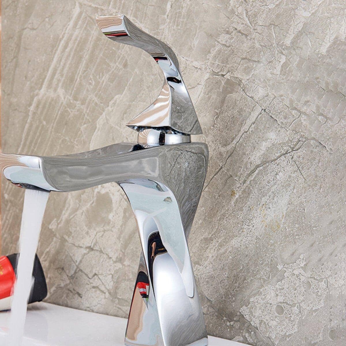 Cortex Luxury Matte Black Single-Handle Bathroom Faucet
