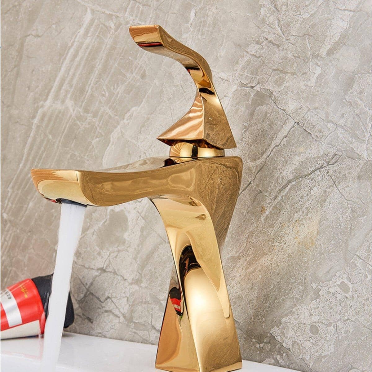 Cortex Luxury Matte Black Single-Handle Bathroom Faucet