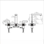 Artifice Home Quadratta Bathroom Mixer Faucet