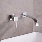 Vanilla Modern Wall-Mounted Single-Handle Bathroom Faucet