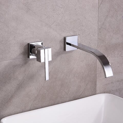 Vanilla Modern Wall-Mounted Single-Handle Bathroom Faucet