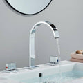 Folt Modern 3-Piece Widespread Double-Handle Bathroom Mixing Faucet