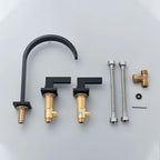 Katos Modern 3-Piece Widespread Double-Handle Bathroom Faucet