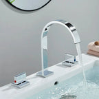Katos Modern 3-Piece Widespread Double-Handle Bathroom Faucet