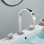 Katos Modern 3-Piece Widespread Double-Handle Bathroom Faucet