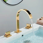 Katos Modern 3-Piece Widespread Double-Handle Bathroom Faucet