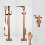 AquaLux Rose Gold Single-Handle Faucet