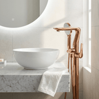 AquaLux Rose Gold Single-Handle Faucet