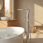 AquaLux Rose Gold Single-Handle Faucet