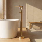 AquaLux Rose Gold Single-Handle Faucet