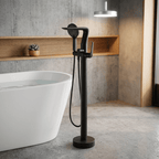 AquaLux Rose Gold Single-Handle Faucet